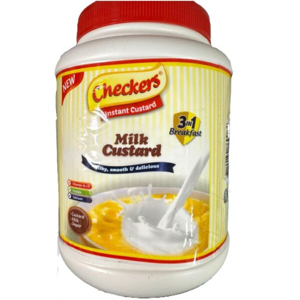 Checkers 3 in 1 Milk Custard Jar