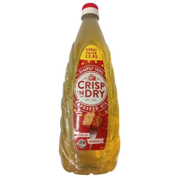 Crisp and Dry Rapeseed Oil