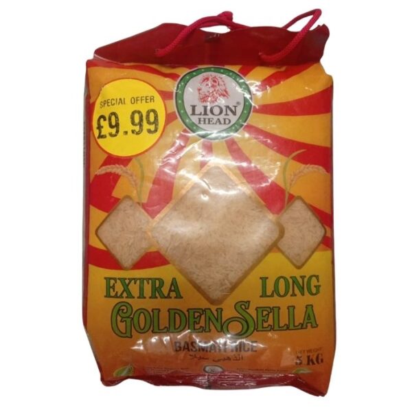 Lion Head Golden Sella Basmati Rice 5kg