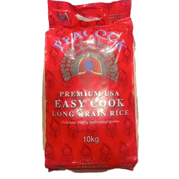 Peacock Easy Cook Long Grain Rice 10kg