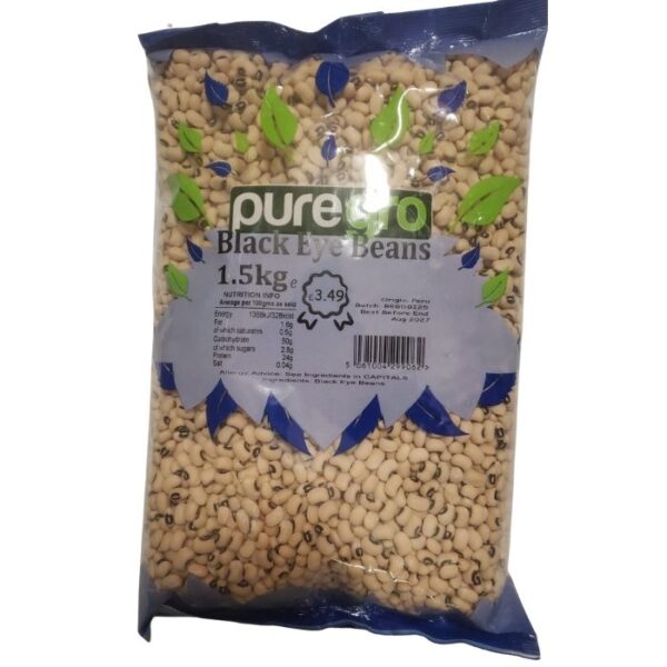 Puregro Black Eye Beans 1.5kg