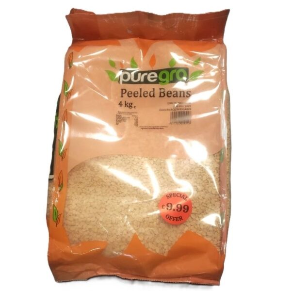 Puregro Peeled Beans 4kg