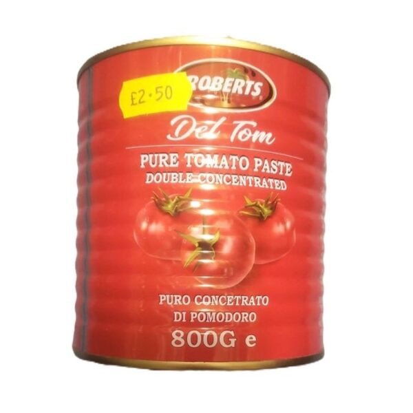 Roberts Pure Tomato Paste 800g