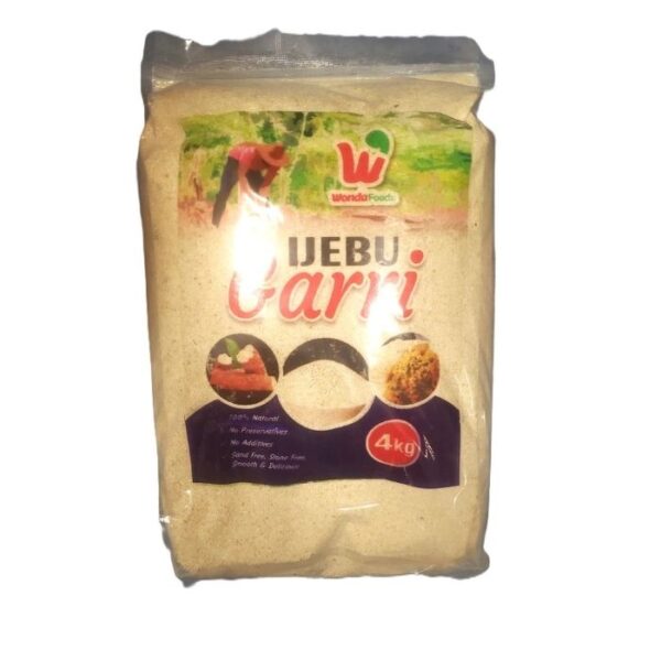 Wonda Foods Ijebu Garri 4kg