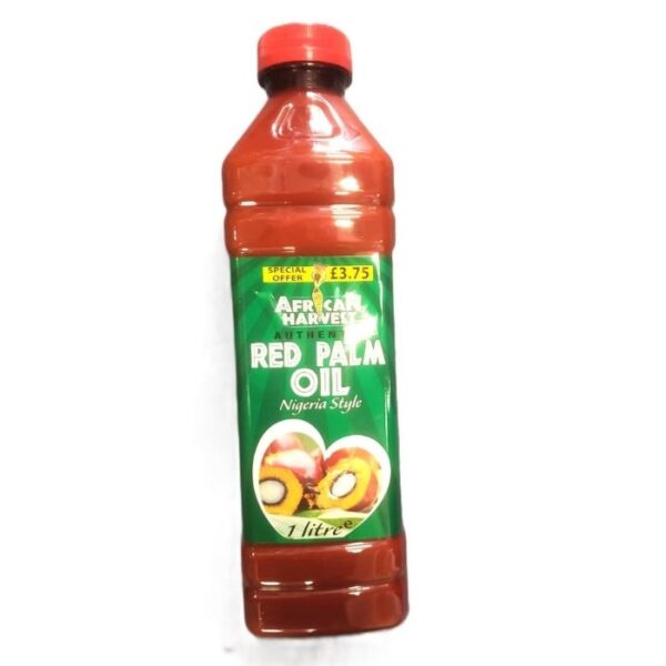 African Harvest Red Palm Oil - 1 Litre