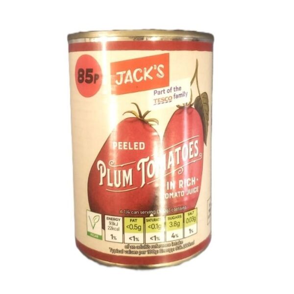 Jack's Peeled Plum Tomatoes