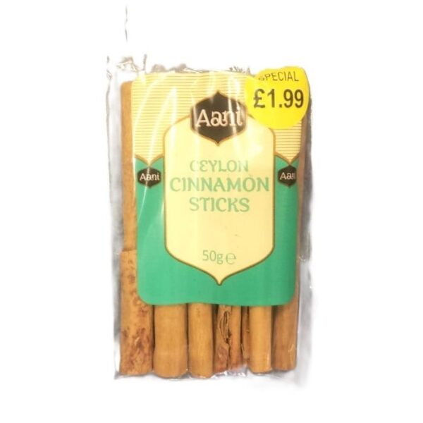 Aani Ceylon Cinnamon Sticks 50g