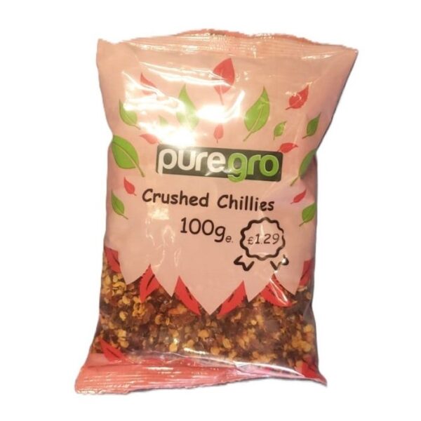 Puregro Crushed Chillies 100g