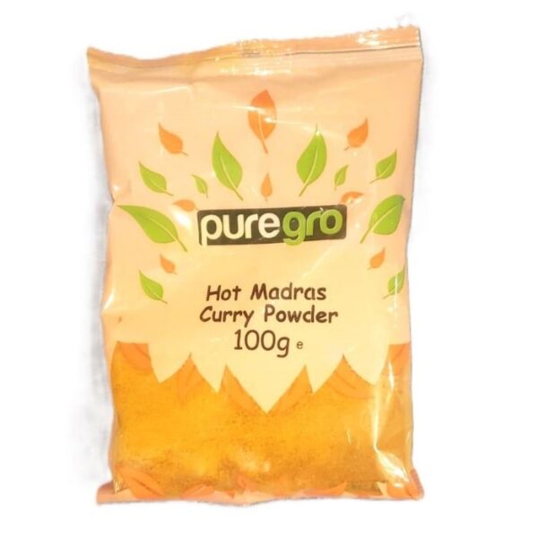 Puregro Hot Madras Curry Powder 100g