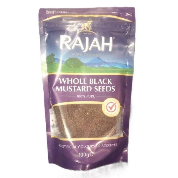 Rajah Whole Black Mustard Seeds 100g