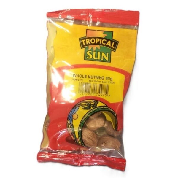 Tropical Sun Whole Nutmeg 80g