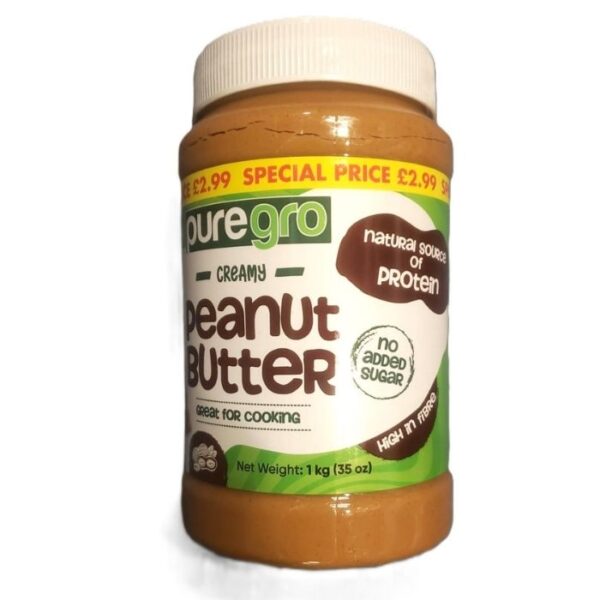 Puregro Creamy Peanut Butter 1kg