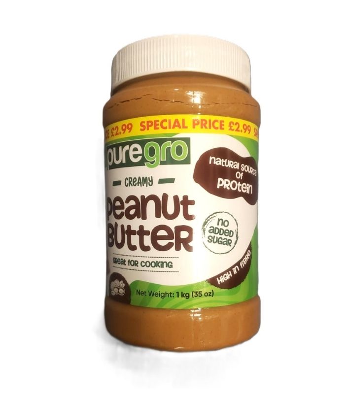 Puregro Creamy Peanut Butter 1kg