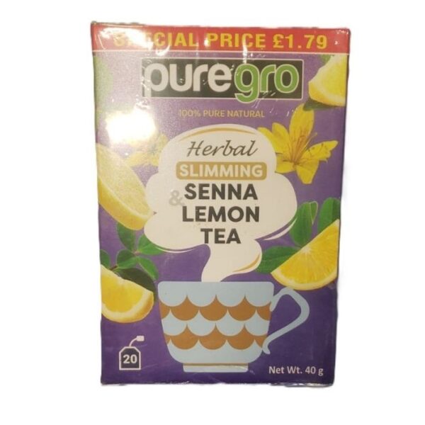 Puregro Herbal Slimming Senna & Lemon Tea